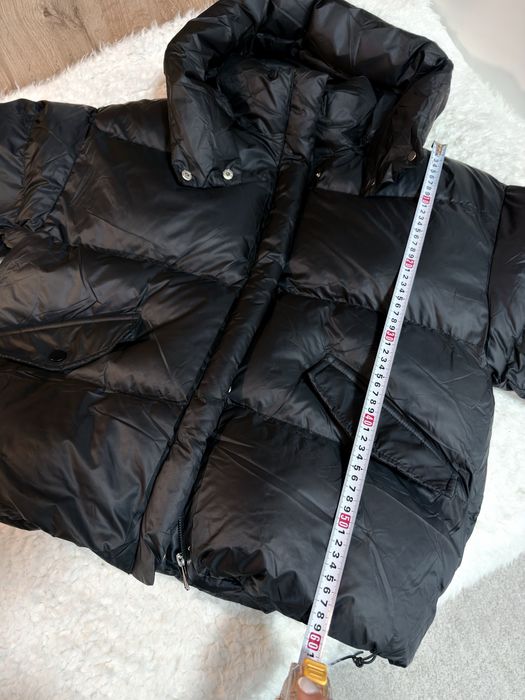 Курточка пуфер чорна XL