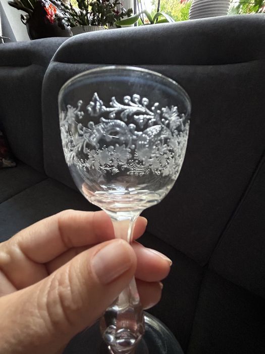 Kryształowe kieliszki do nalewki - likieru 2 szt