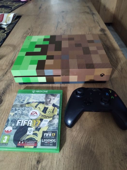Xbox one S 500gb edycja limitowana Minecraft oryginalna