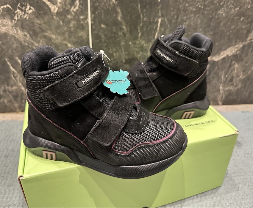 Якісні фірмові ортопедичні дитячі зимові черевички Minimen (стан нових