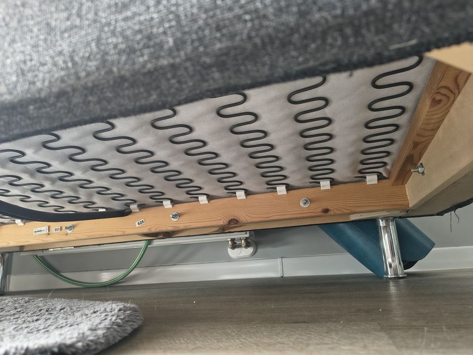 Kanapa sofa Ikea landskrona 2-osobowa ciemnoszara