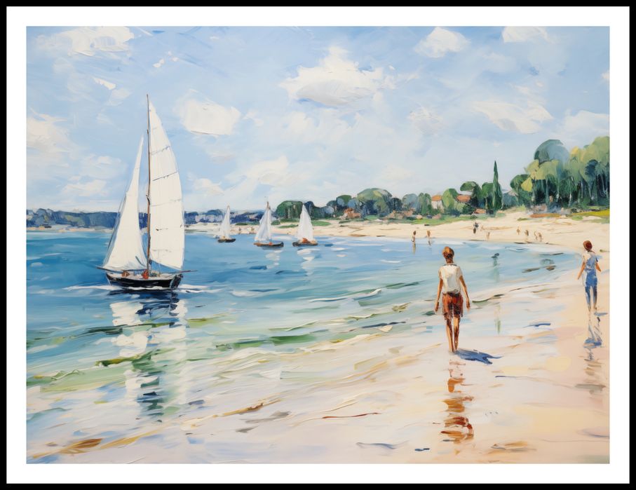 Plakat 100x75cm Życie na Brzegu