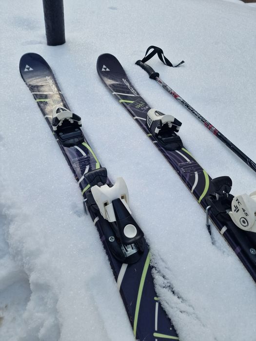 Narty 101 fischer addict 100cm dziecięce