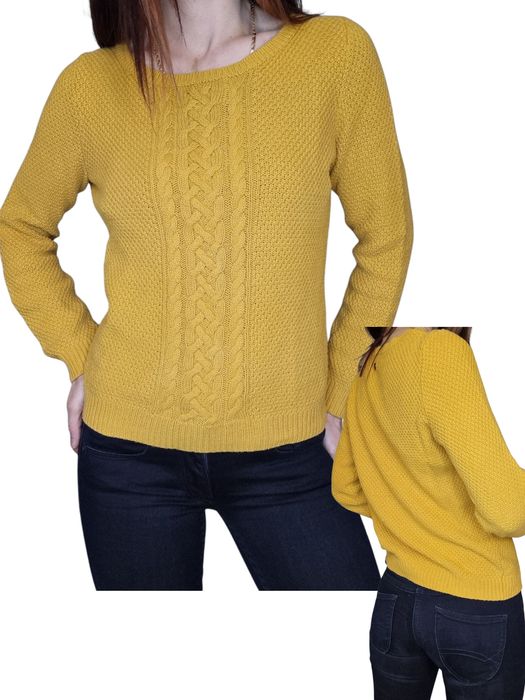 Musztardowy Sweterek S.oliver rozmiar S 36