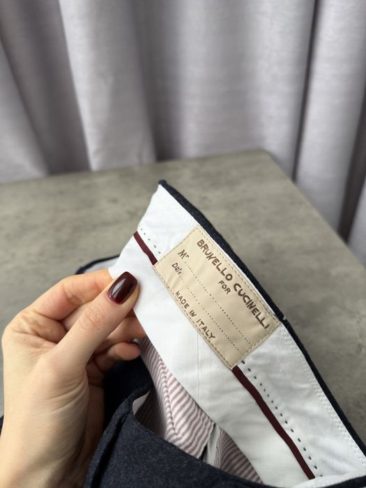 Шерстяные штаны Brunello Cucinelli
