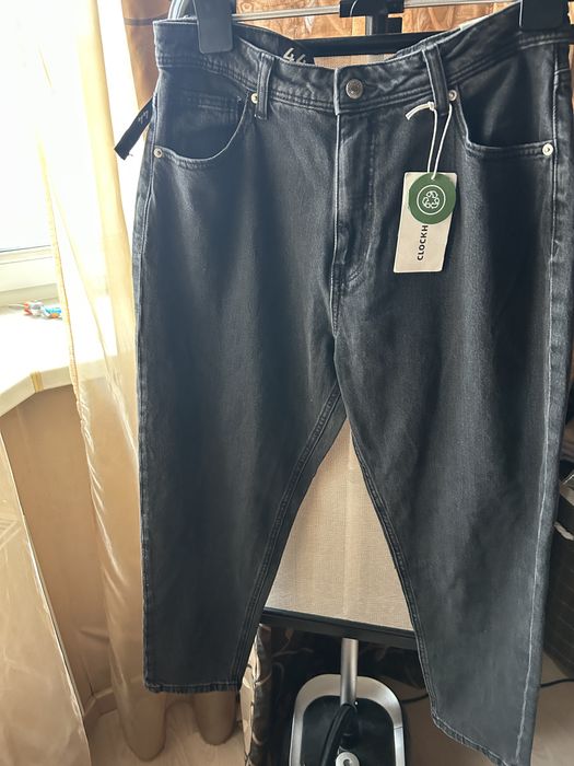 Джинси мом с&a графіт