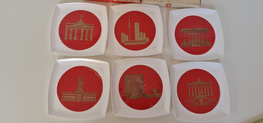 Vintage NRD plastikowe podkładki 70' PRL