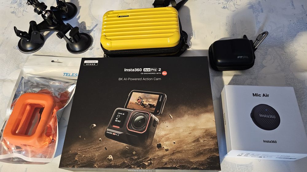 Insta 360 Ace Pro 2 creator bundle, kamera sportowa nowa gwarancja, do