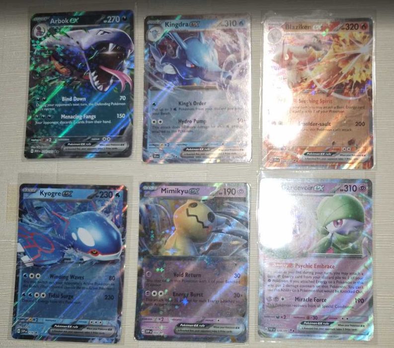 Cartas Pokemon EX's - INGLÊS