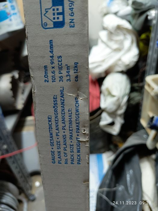 Wykładzina lvt wygląd drewna 13,3 m2