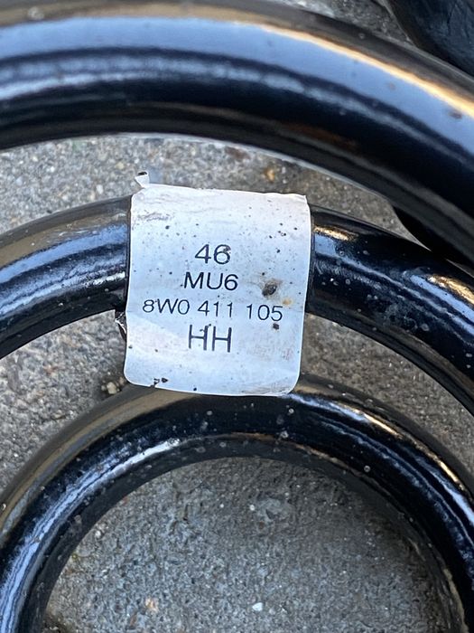 Пружини 1be audi a4 b9 a5 f5 8w sline s-line слайн занижені
