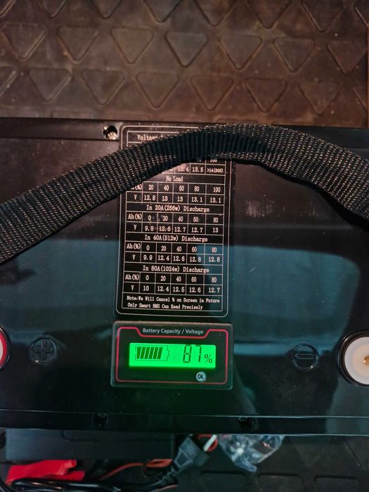 Акумулятор зLiFePO4 12V 100Ah SJY (з дисплеєм та зарядним)ДБЖ,інвертор