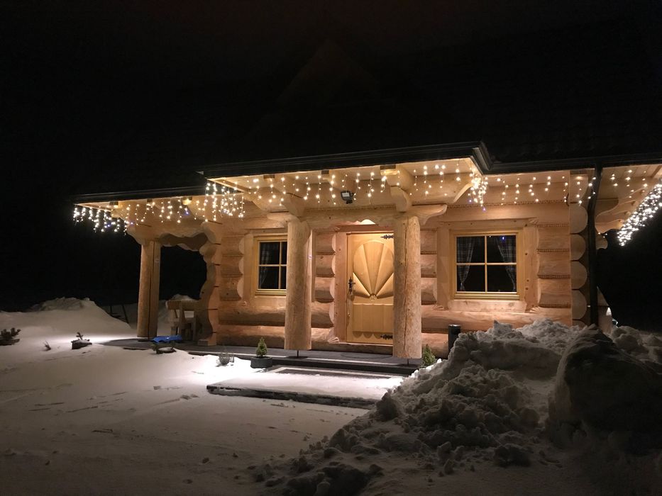 Drewniany Góralski domek z balią w Górach Podhale "Na Zogrodzie"