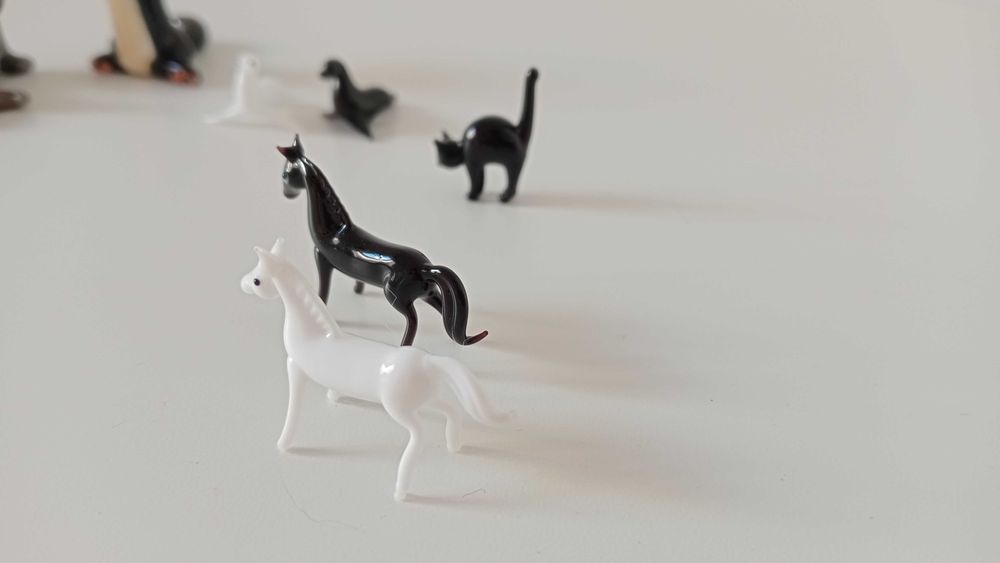Miniaturas Animais em Vidro Murano