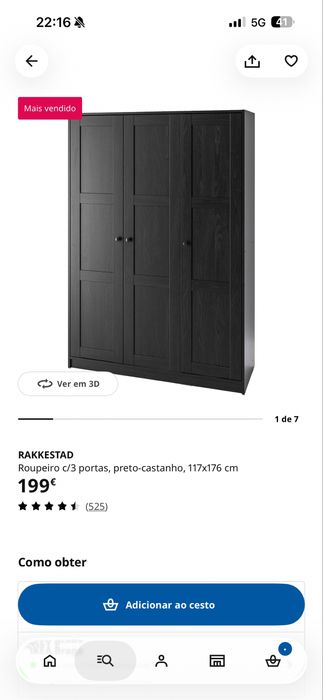 vendo roupeiro ikea