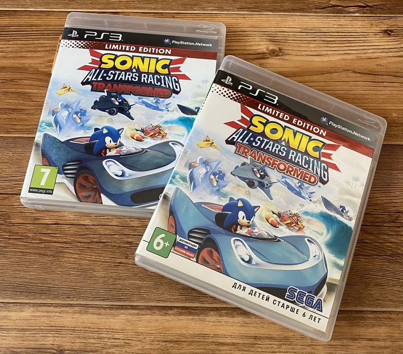 Sony PS3: Harry Potter, Rayman, Spyro, Sonic, Bioshock, Orange Box.