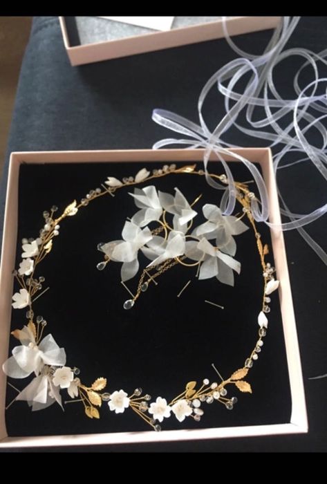 Zestaw biżuterii ślubnej od A Dream Twig