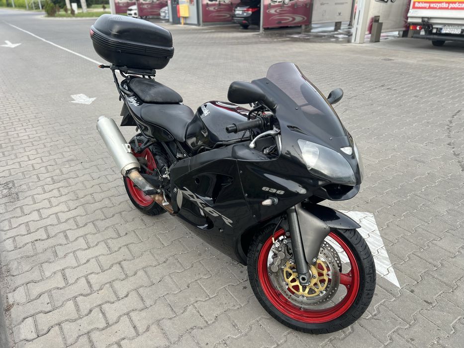 Kawasaki ZX6R 636 00-02 На запчастини, документи, рама