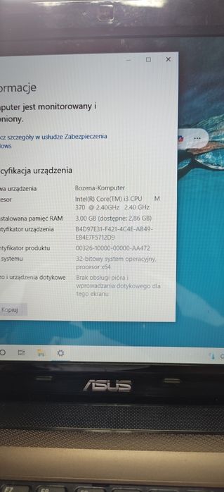 Laptop Asus K52f