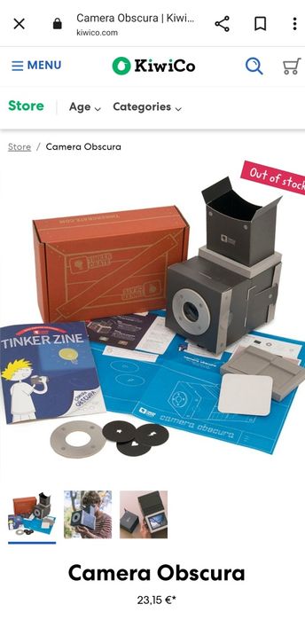 Câmara Obscura STEM Tinker Crate