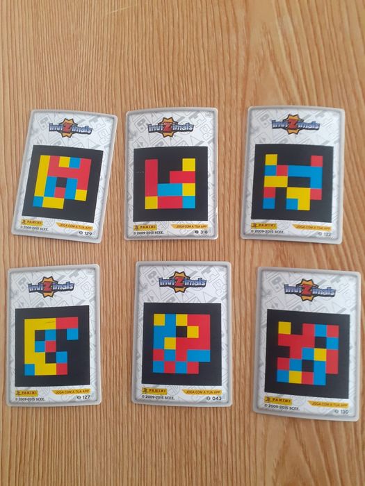 6 Cartas Invizimals PRATA “Dark” – Raras (Tigershark Max, Flameclaw, O