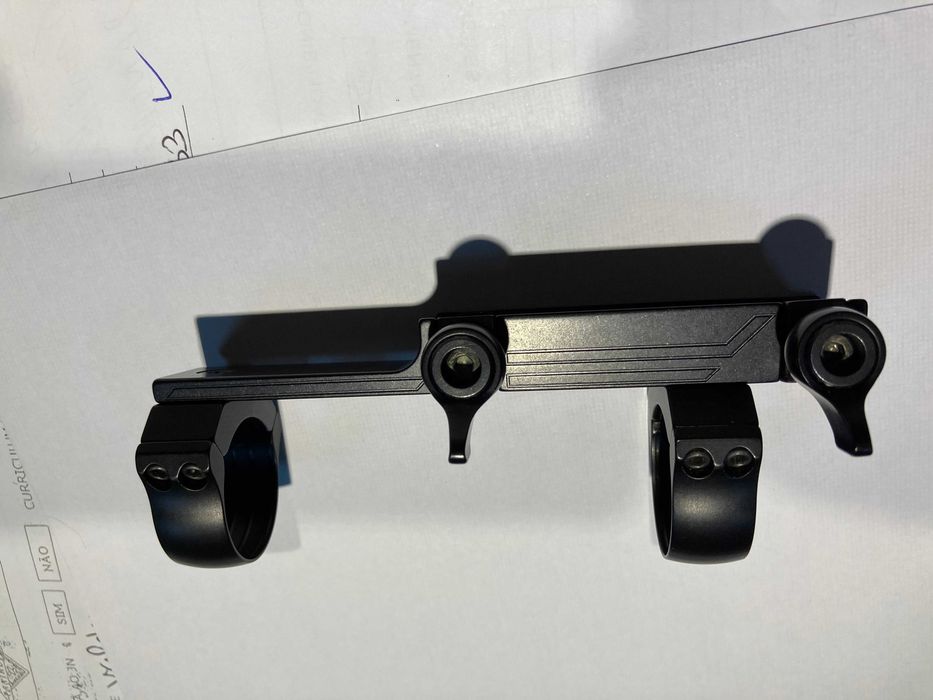 Montagem saque rápido marca RECKNAGEL para carabina caça Merkel B3