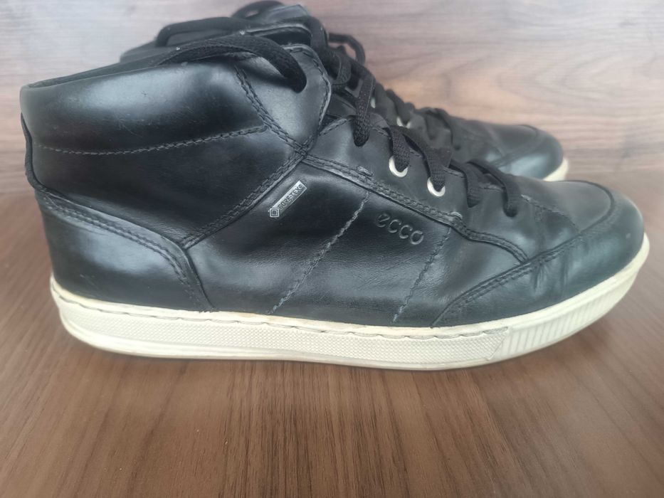 Ботинки кожа Ecco receptor Gore tex 43 размер 27.5 см оригинал