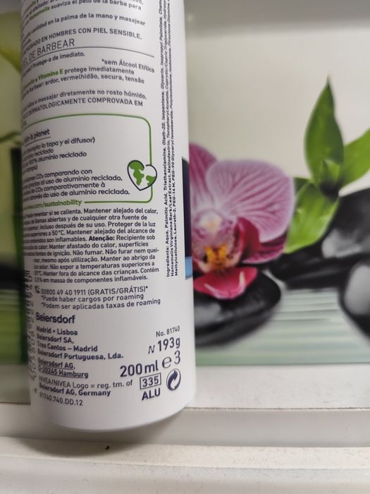 Espuma de Barbear Nívea Men