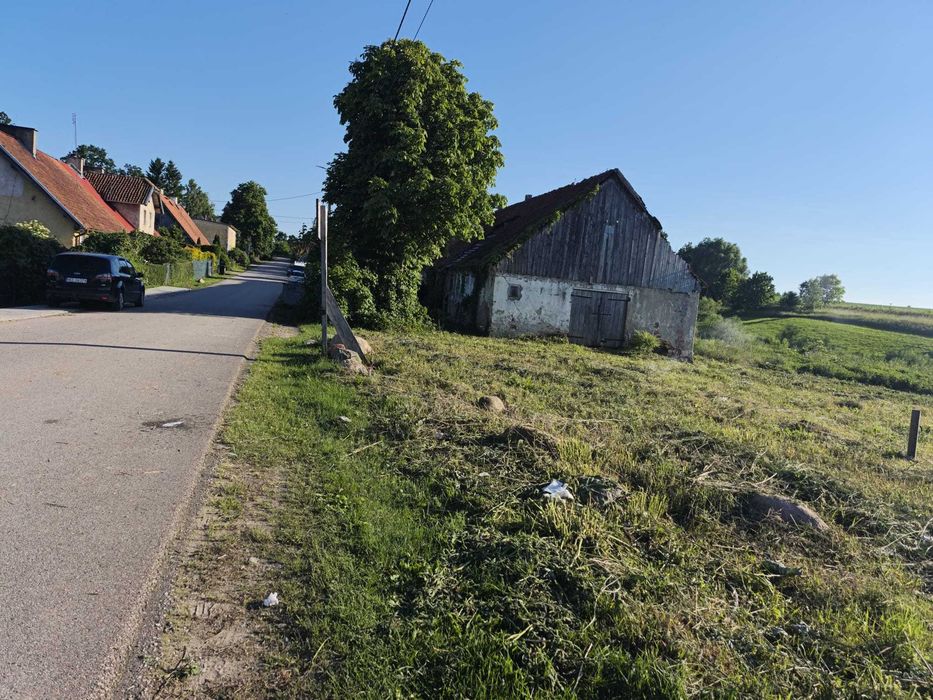 Działka budowlana z wz i budynkiem gospodarczym obok Kętrzyna - Widok 2