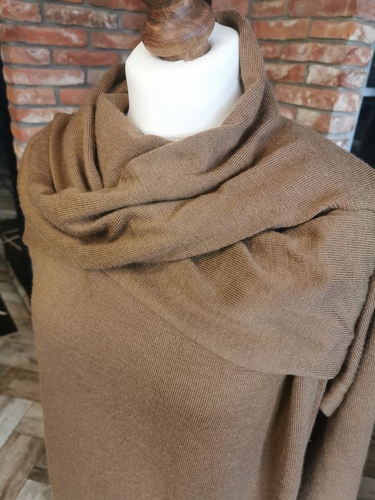 Długi sweter tunika  merino Cos, wool roz L