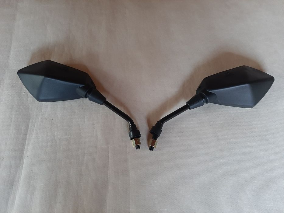 Мото зеркала прызма чорные карбон. Цена за пару.