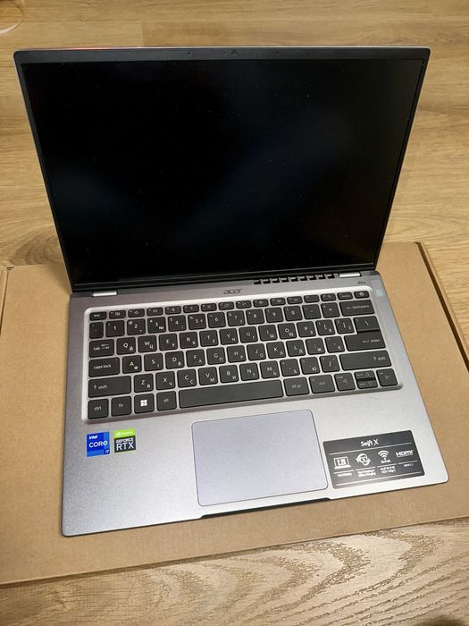 Ігровий ноутбук Acer Swift X SFX14-51G-71TQ (Steel Gray)