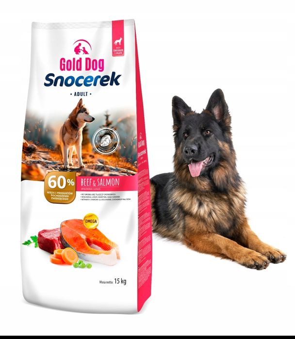 Sprzedam karme Beef & Salmon 14.5 kg+ ok 5 kg Gratis