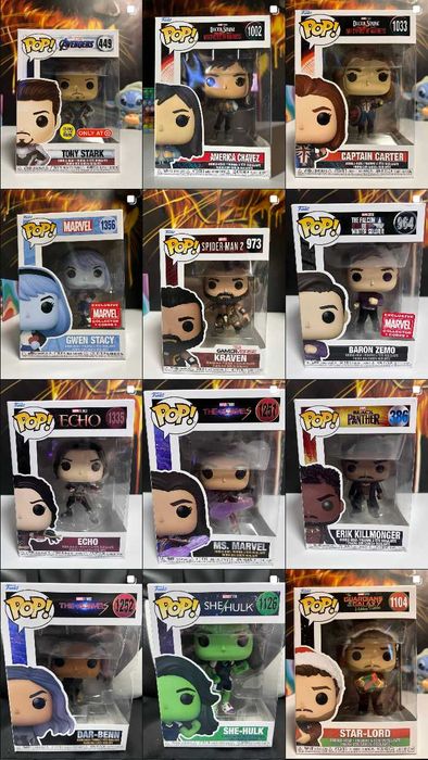 Funko Pop фігурки Marvel, Star Wars, Disney, DC