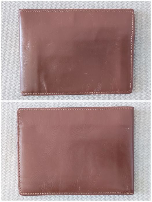 Portfel męski brązowy 14,6 x 10,7 cm