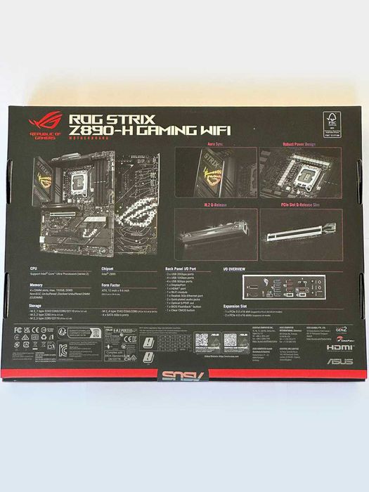 Материнська плата ASUS ROG STRIX Z890-H GAMING WIFI