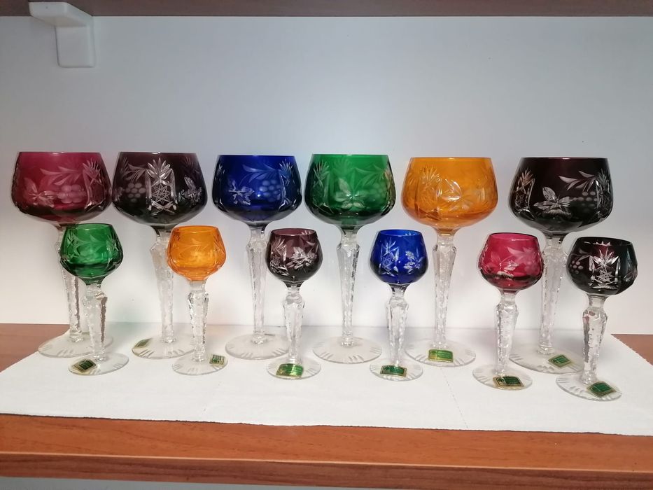 Kryształowe kieliszki Rzymskie