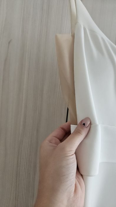 Suknia ślubna minimalistyczna, prosta, kobieca, rybka, syrenka , 36 S