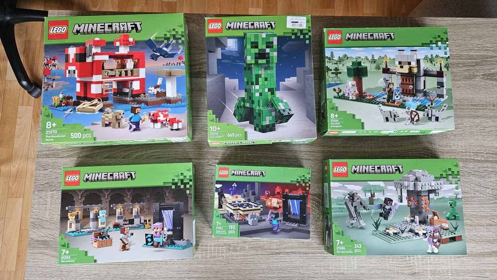 Lego minekraft city classic technic minions