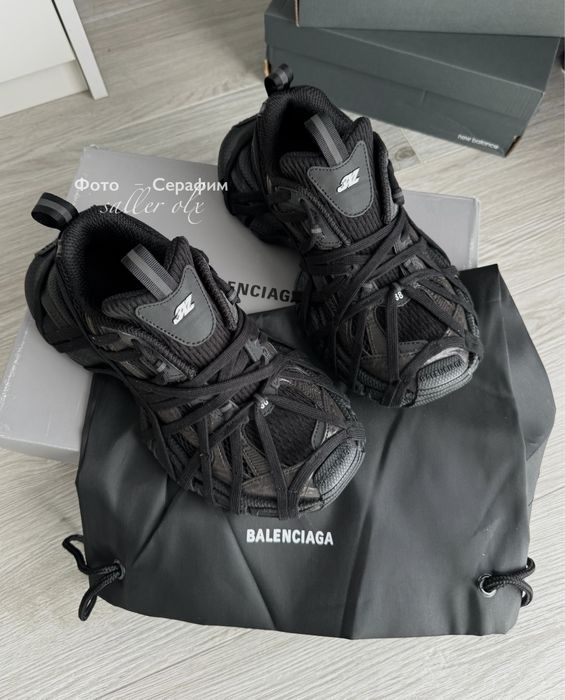 36/45 Balenciaga 3xl Extreme Lace Trainers Black: 4 600 грн