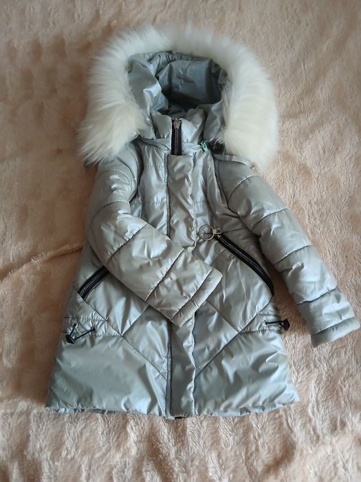Пальто для дівчинки зимове