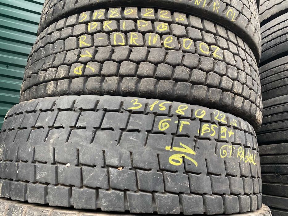 Вантажна шина 315/80R22.5 GTRadial GT659+ (13мм) ВЕДУЧА вісь 1шт