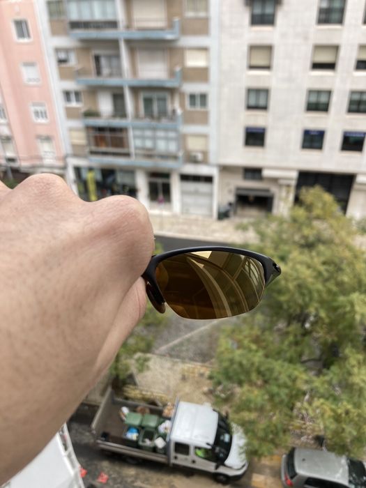 Oakley Half Wire Dark Carbon / Gold Iridium