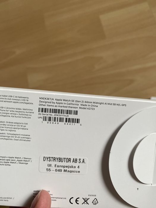 NOWY Apple Watch SE 2 gen 44mm