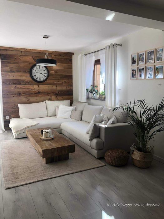 Naturalne stare drewno rustykalne deski ścienne LOFT Gotowe do montaż