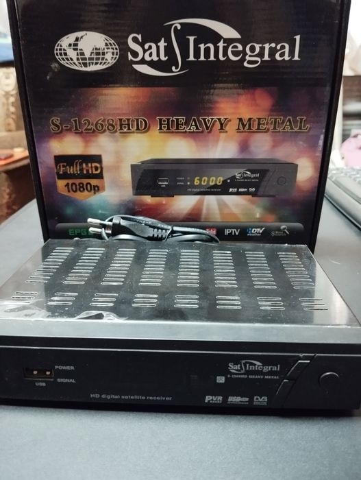 Спутниковый ресивер Sat-Integral S-1268HD Heavy Metal