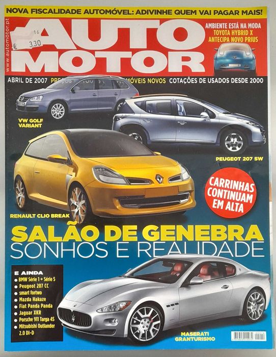 Revistas automóvel Auto Motor