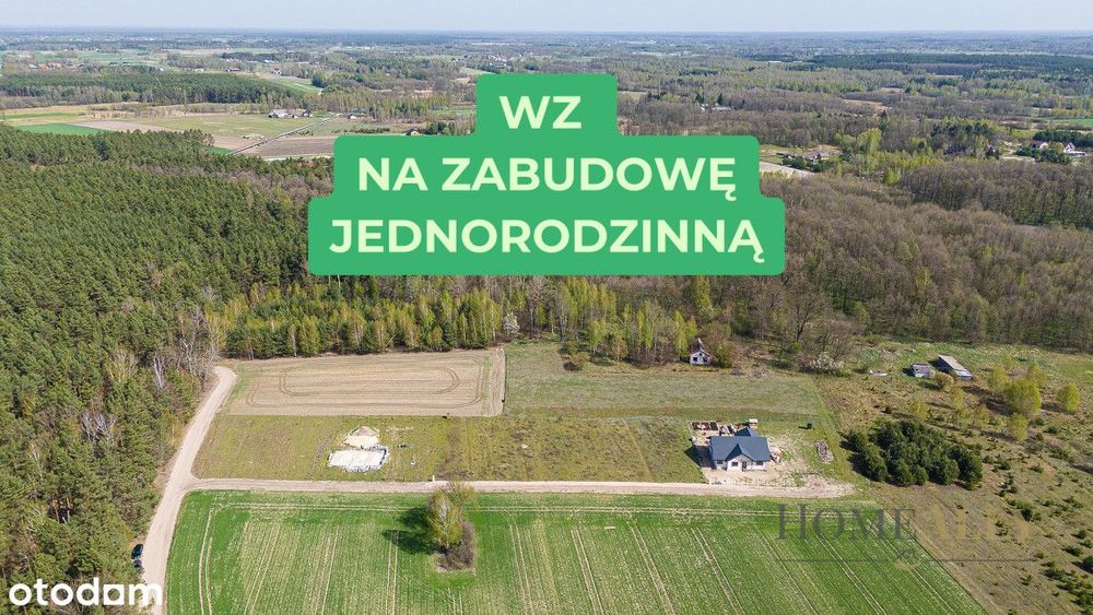 Piękna działka blisko lasu pod dom jednorodzinny