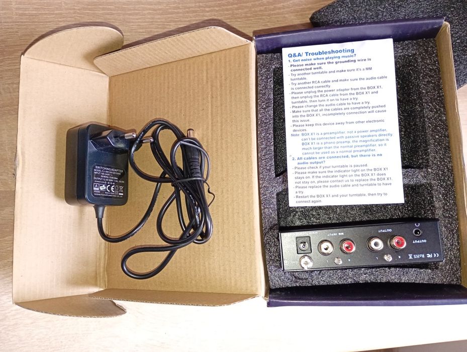 Підсилювач звуку Fosi Audio Box x1