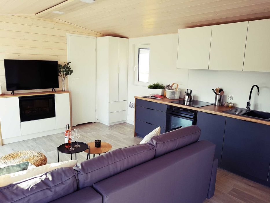 Dom Domek mobilny modułowy 40 m² nowy wyposażony całoroczny SOL